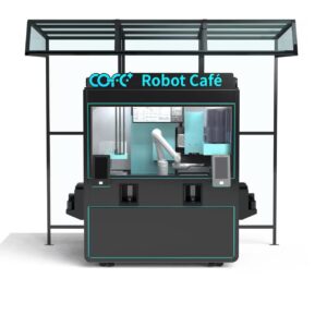 Barista Robo Bar – Outdoor Robotic Coffee Kiosk